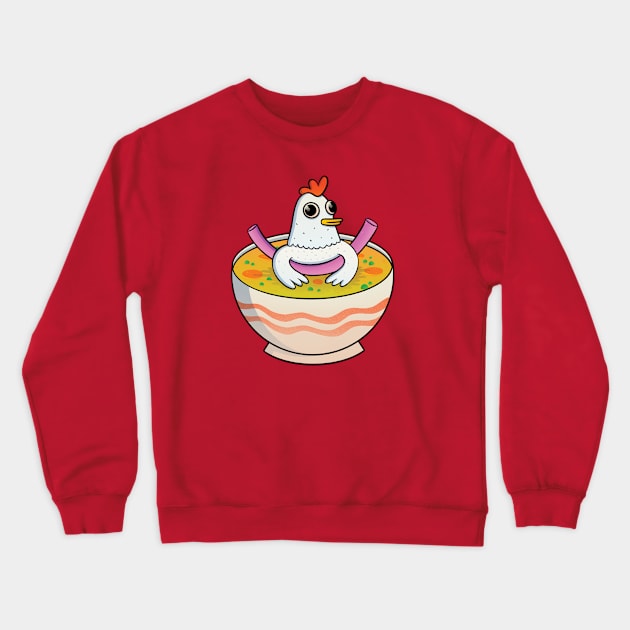 Chicken Noodle Soup Crewneck Sweatshirt by royalsass